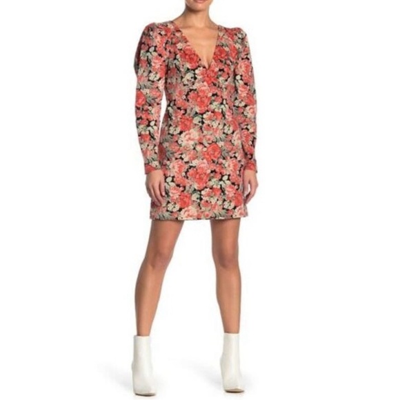 FREE PEOPLE Womens Dress Kapowski Slim Elegant Corduroy Poppy Red Size 8 - Picture 1 of 10